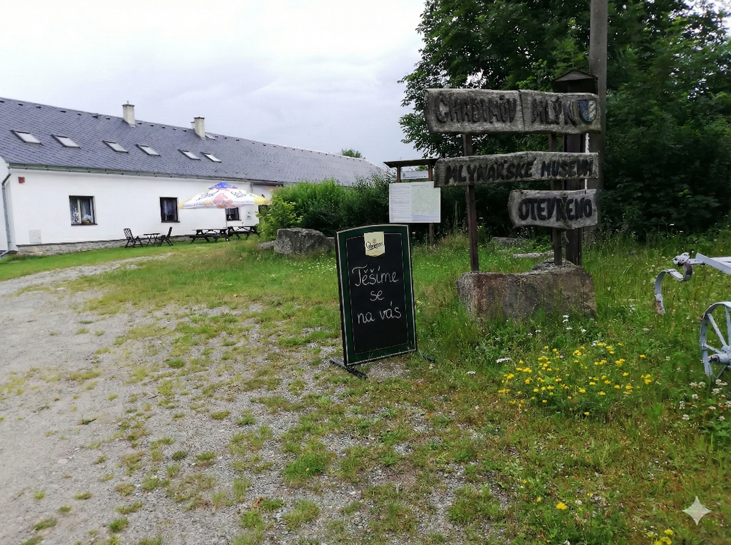 Domácí občerstvení u mlýna