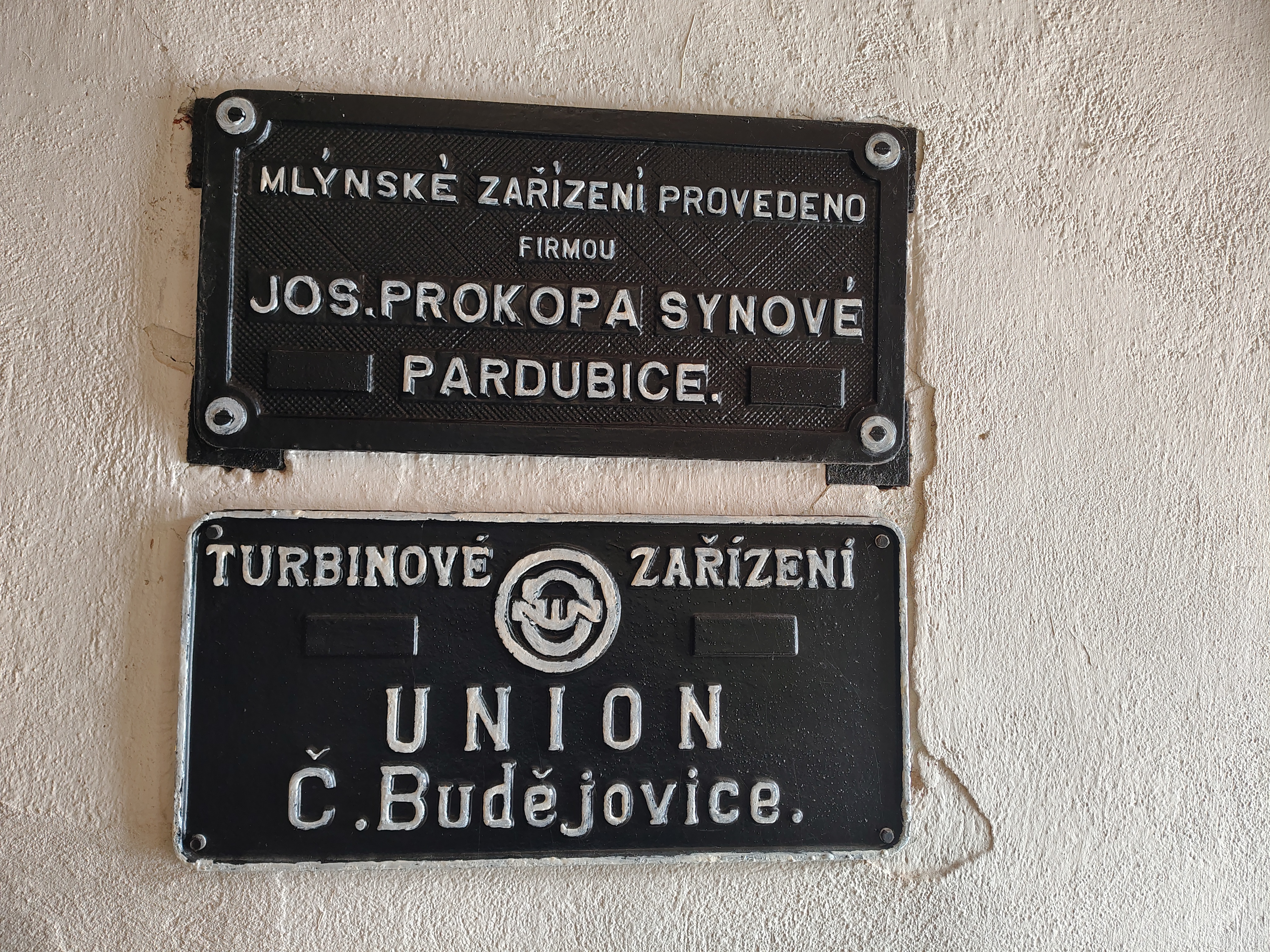 Strojní vybavení Chadimova mlýna