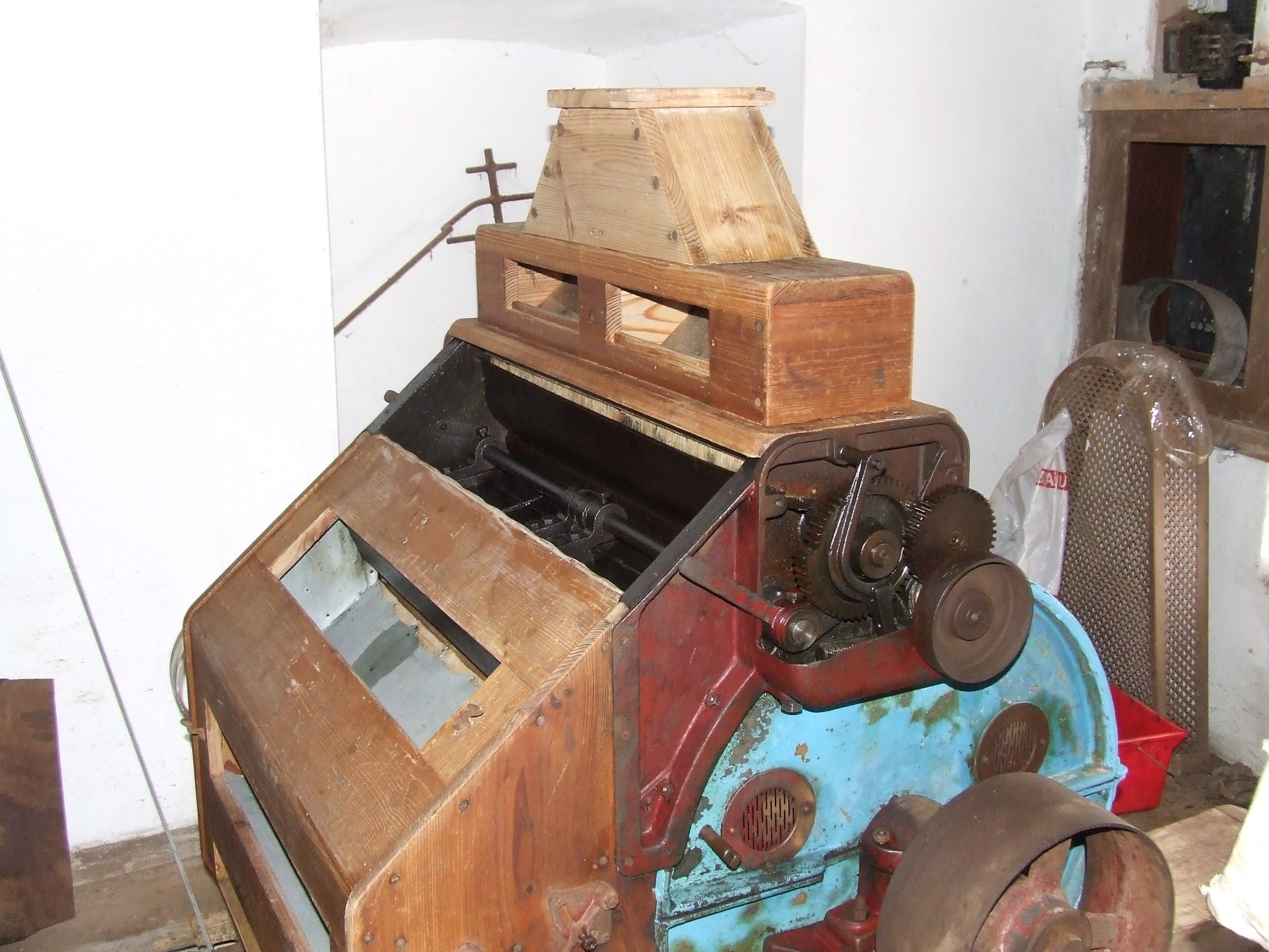 Opravené stroje v muzeu