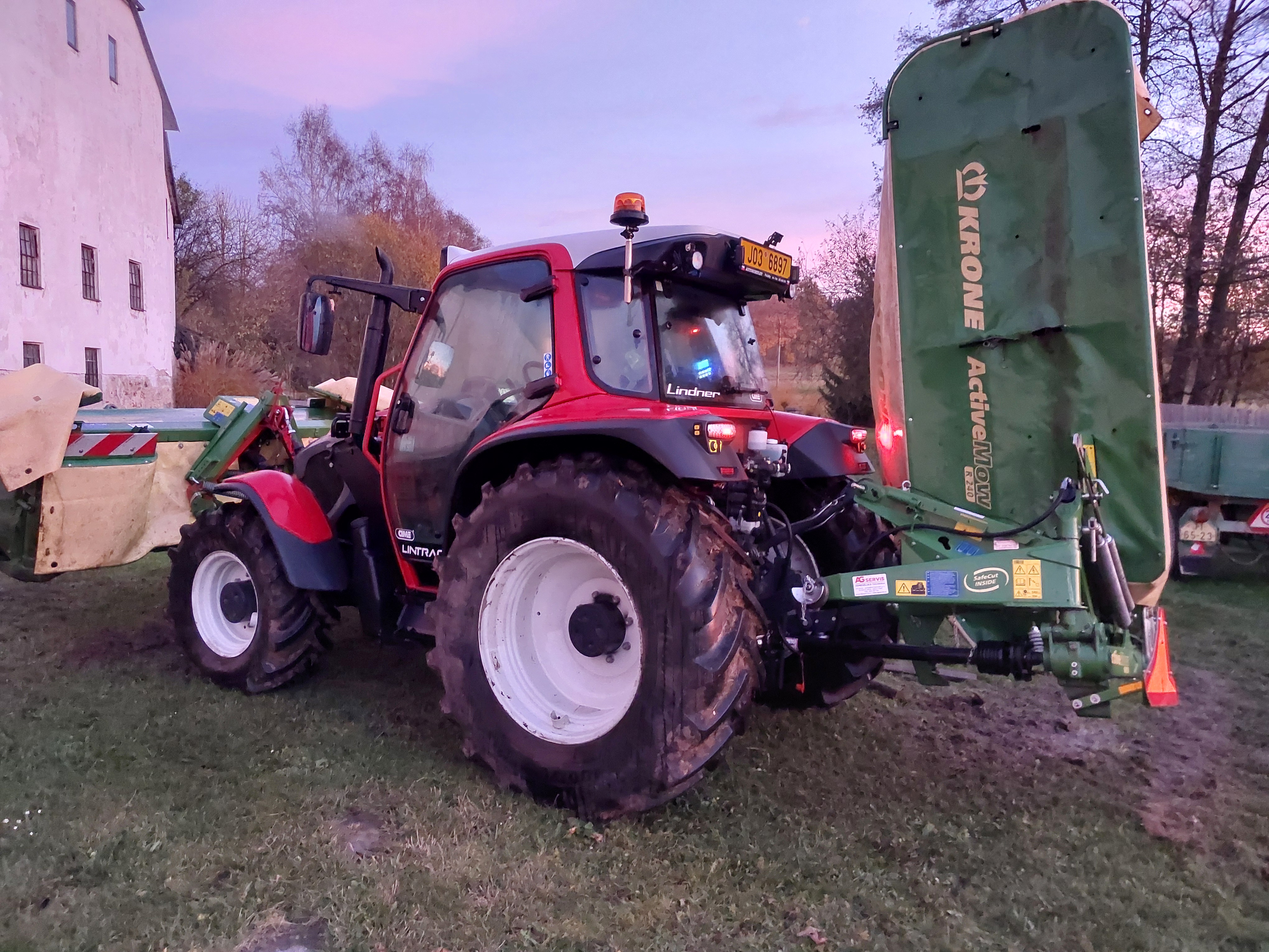 Moderní podoba farmy a mlýna